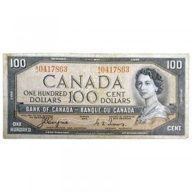 One 1973 Canada 1 Dollar IE Canadian Uncirculated Consecutive Banknote Bill I717 