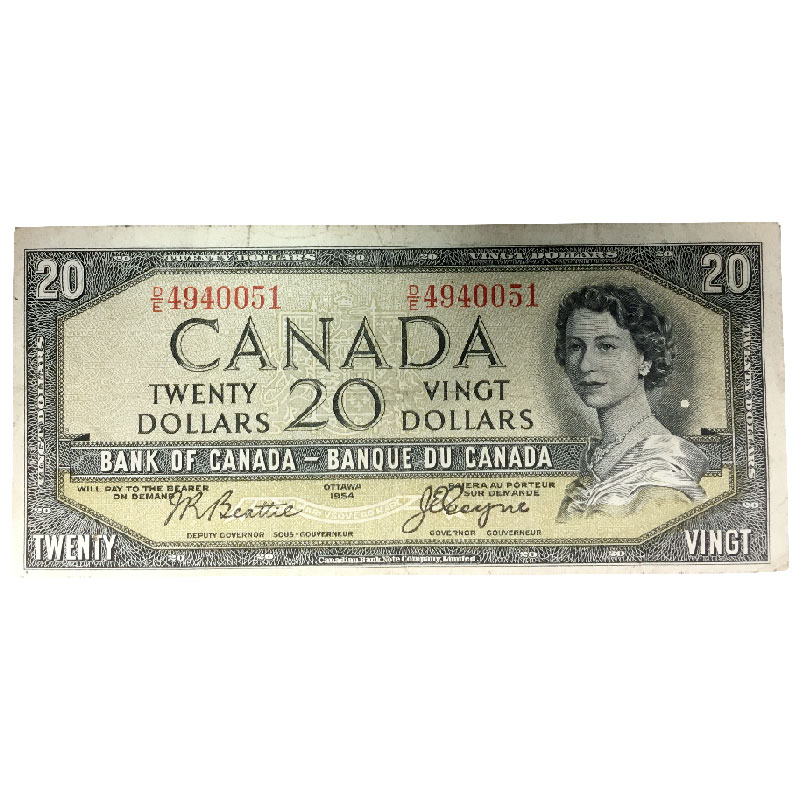 Canadian 1 Dollar Bill Value Chart