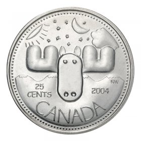 2005P CANADA 25 CENTS SASKATCHEWAN CENTENNIAL QUARTER PROOF-LIKE COIN 