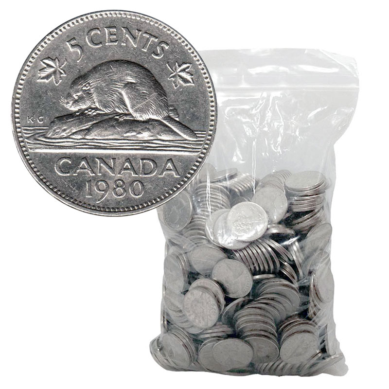1981 CANADA 5 CENTS PROOF-LIKE NICKEL COIN 