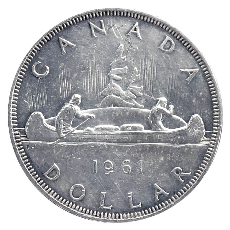 1986 CANADA VOYAGEUR DOLLAR PROOF-LIKE COIN 