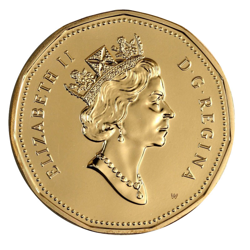 1998 CANADA $1 SPECIMEN DOLLAR COIN 