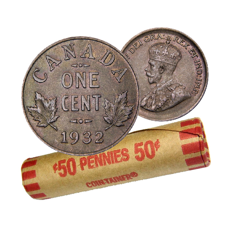 Buy One Or Buy Them All 1931 Canadian Small Cents King George V ---- 