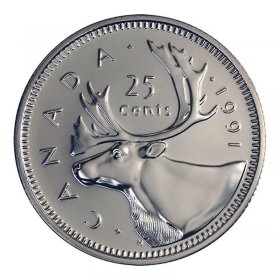 Canada 1993 Gem Mint 25 Cent Coin IDJ. 