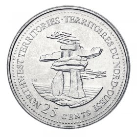 1994 CANADA 25¢ BRILLIANT UNCIRCULATED QUARTER 