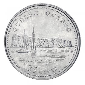 1994 CANADA 25¢ BRILLIANT UNCIRCULATED QUARTER 