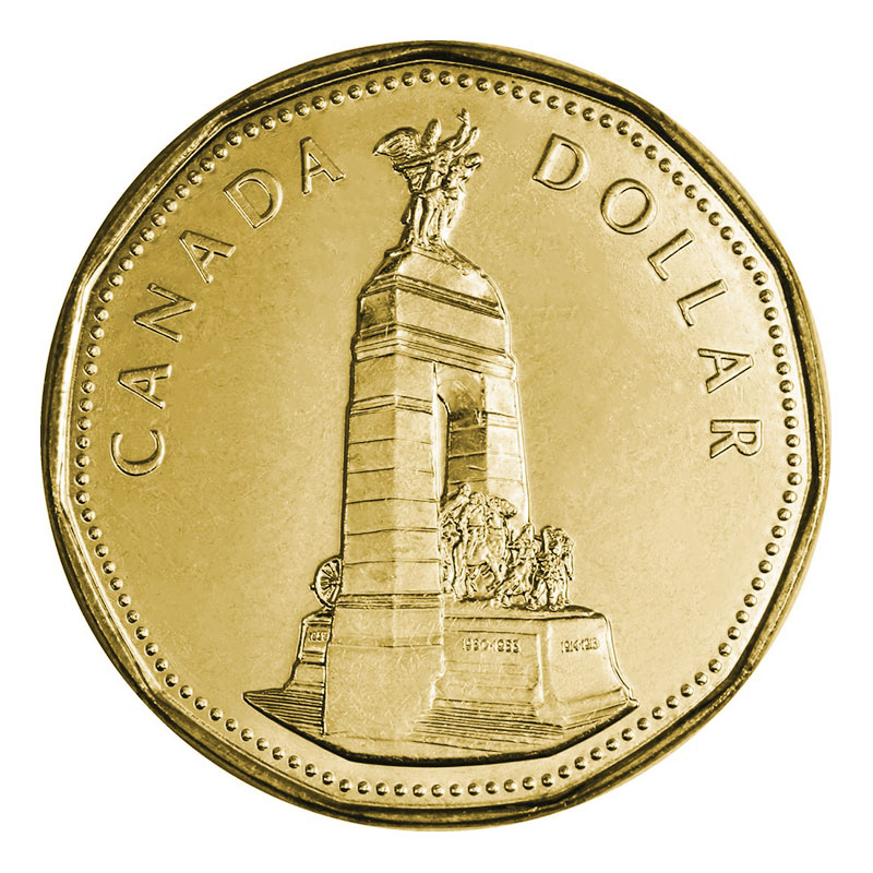 1992 Canada  Special Specimen Parliament Loonies 1 Dollar Uncirculated