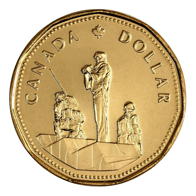 1995 CANADA LOONIE PROOF LIKE ONE DOLLAR COIN Canadian Dollar Coins