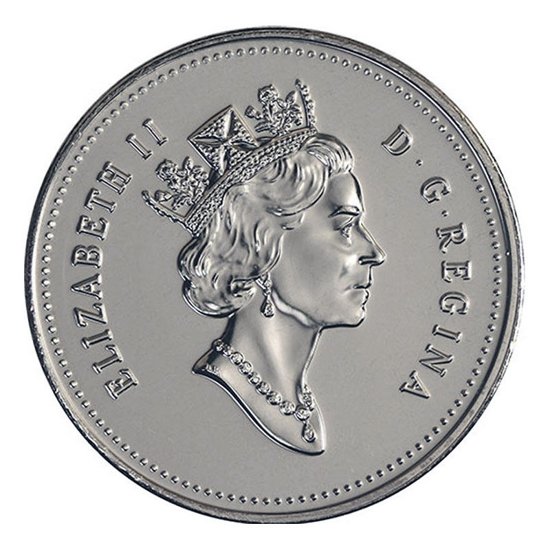 1995 Canadian 50Cent Coat of Arms Half Dollar Coin (Brilliant Uncirculated)