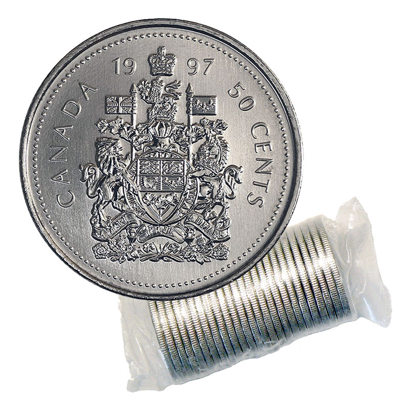 1988 CANADA 50 CENTS PROOF-LIKE HALF DOLLAR COIN 