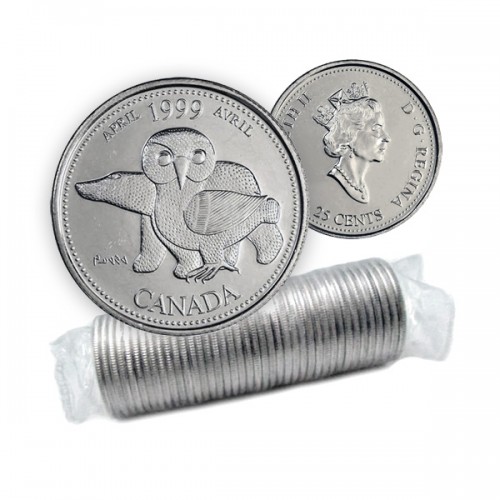 Canada 1999 Millennium April 25 Cent Mint Grade Coin 