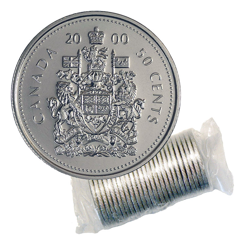 2000 CANADA 50 CENTS PROOF-LIKE COIN 