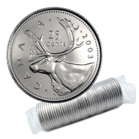 2003P CANADA 25 CENTS PROOF-LIKE QUARTER COIN 
