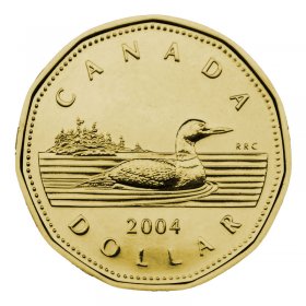 2010 Canada Vancouver Olympic 1 One Dollar Loonie Uncirculated Coin C749 