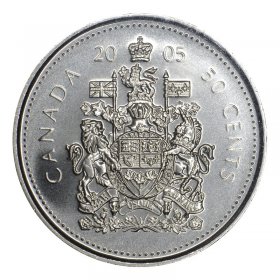 1995 Canada 50 Fifty Cents Half Dollar Canadian Brilliant Uncirculated Coin F461 