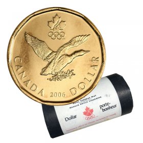 2010 Canada Loonie Graded as Brilliant Uncirculated From Original Roll 