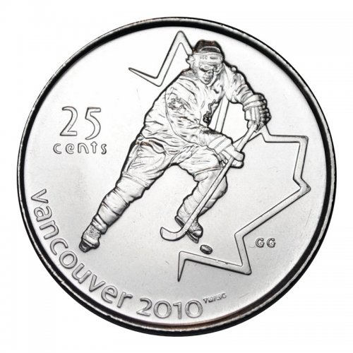 Quarter 25 cent 25c Coin Set BU 2007-2010 Canada Vancouver Olympic 15 12+3 
