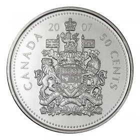Fifty Cent 1988 Canadian Prooflike 50 Cent $0.50 