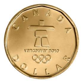 2012-M Canadian Brilliant Uncirculated Business Strike $1 Loonie coin!
