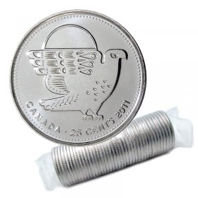 RCM 2011 25-cents Holiday Snowflake BU Sealed in original plastic One Coin 