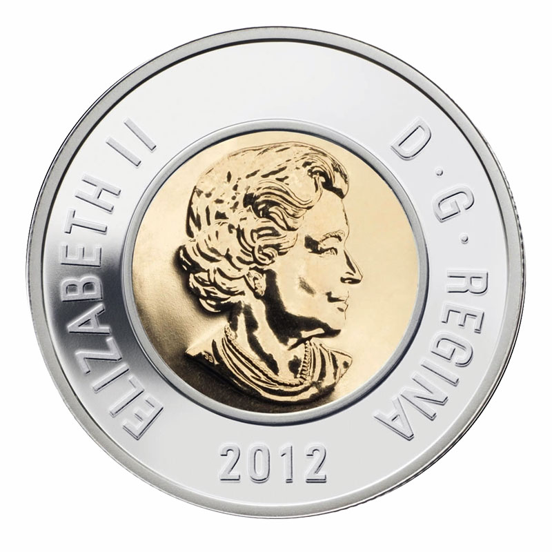 2012 Canada New Generation Toonie Graded as Brilliant Uncirculated 
