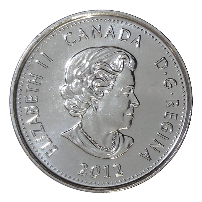 2012 Canada 25 Cent Brock Quarter Major General Canadian Quarter coloured coin Au or Uncirculated condition Free Shipping to Canada and USA