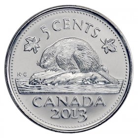 2010 Canada 5 Cents BU 