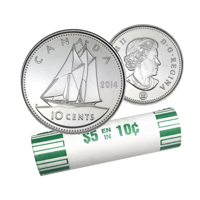 $0.10 2014 Canadian Specimen Dime 