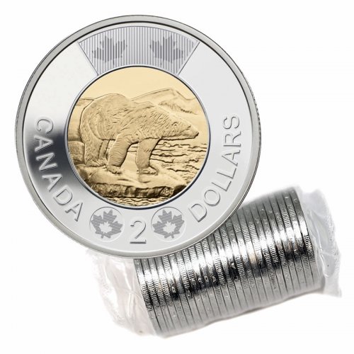 CANADA 2016 CANADIAN TOONIE POLAR BEAR QUEEN ELIZABETH NEW BIMETAL $2 COIN UNC 