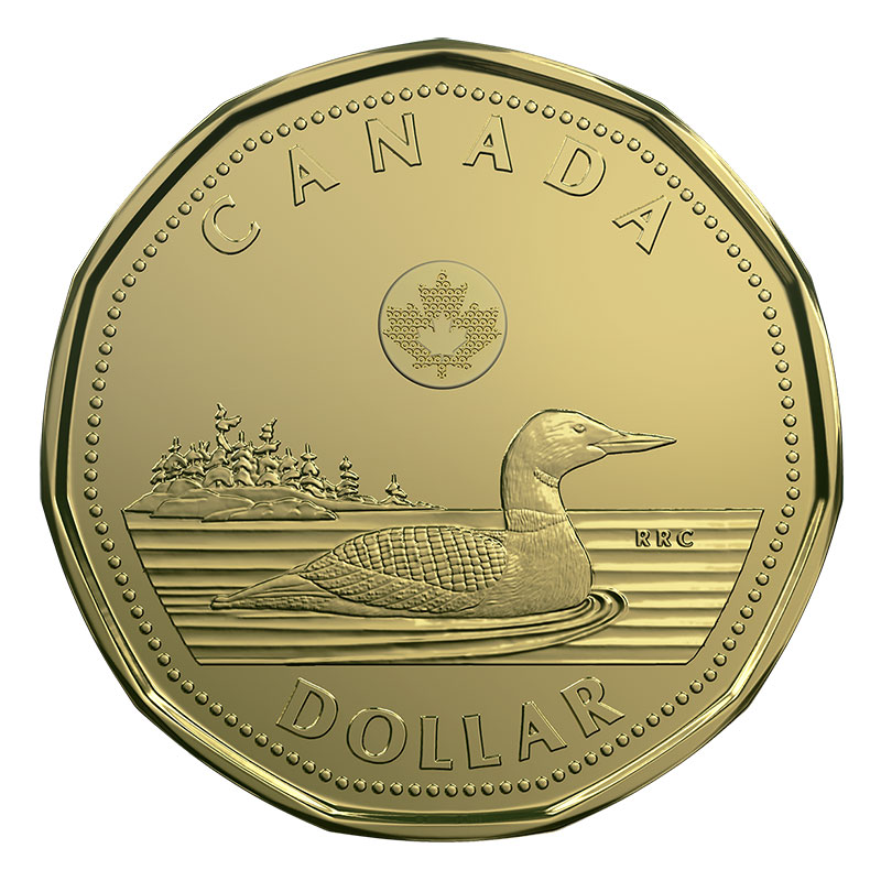 CANADA 1987 LOONIE BRILLIANT UNCIRCULATED DOLLAR COIN