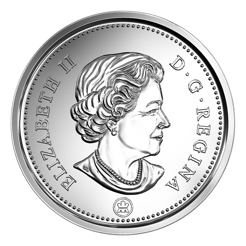 CANADA 2018 New 25 cents ORIGINAL CARIBOU Circulation coin UNC From mint roll 
