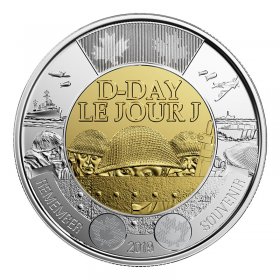 Armistice 1918 COLOR UNC From mint roll CANADA 2018 New $2 Toonie 100th Ann