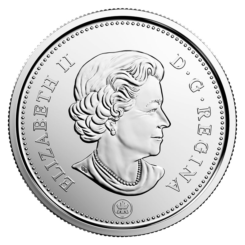 BU directly from mint roll CANADA 2019 New 50 cents Coat of Arms of CANADA 