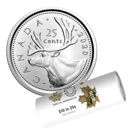 2019 Caribou Quarter 25-Cent Proof Silver Coin Canada Classic from D-Day Set 