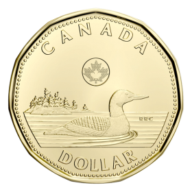 2012-M Canadian Brilliant Uncirculated Business Strike $1 Loonie coin! 
