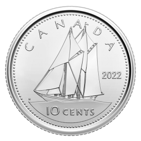 2009 CANADA 10¢ BRILLIANT UNCIRCULATED DIME 