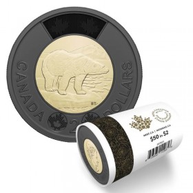 2022 Canadian $2 Polar Bear/Solemn Tribute to Queen