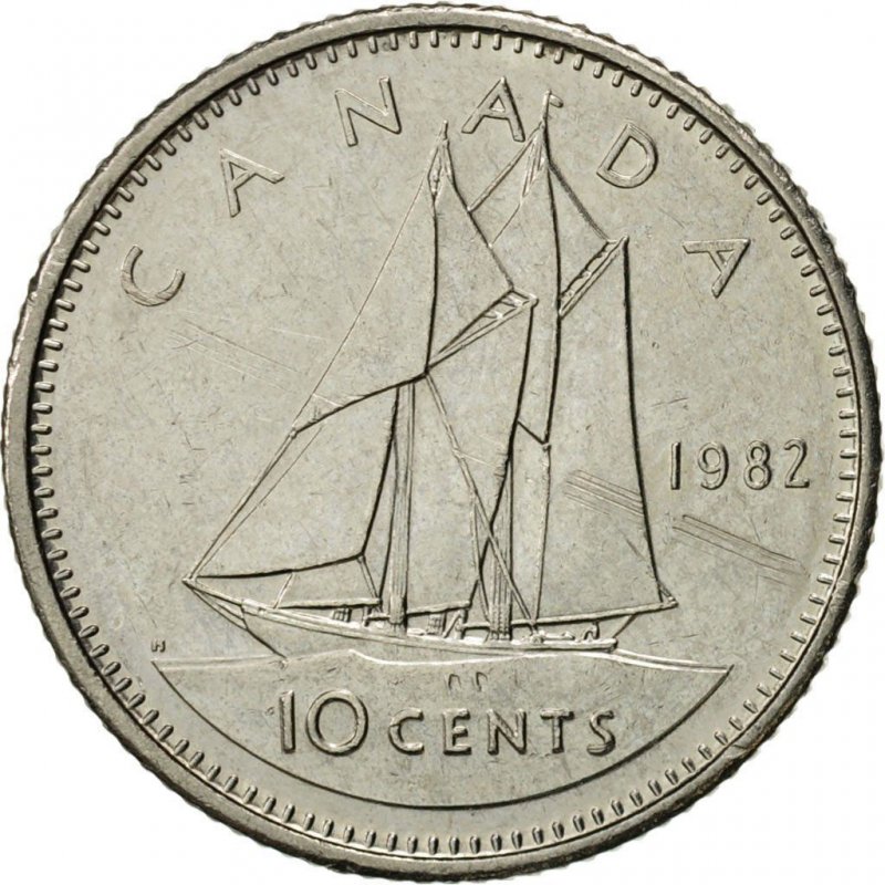 Details about   Canada 1982 Proof 10 Cents Coin BU 