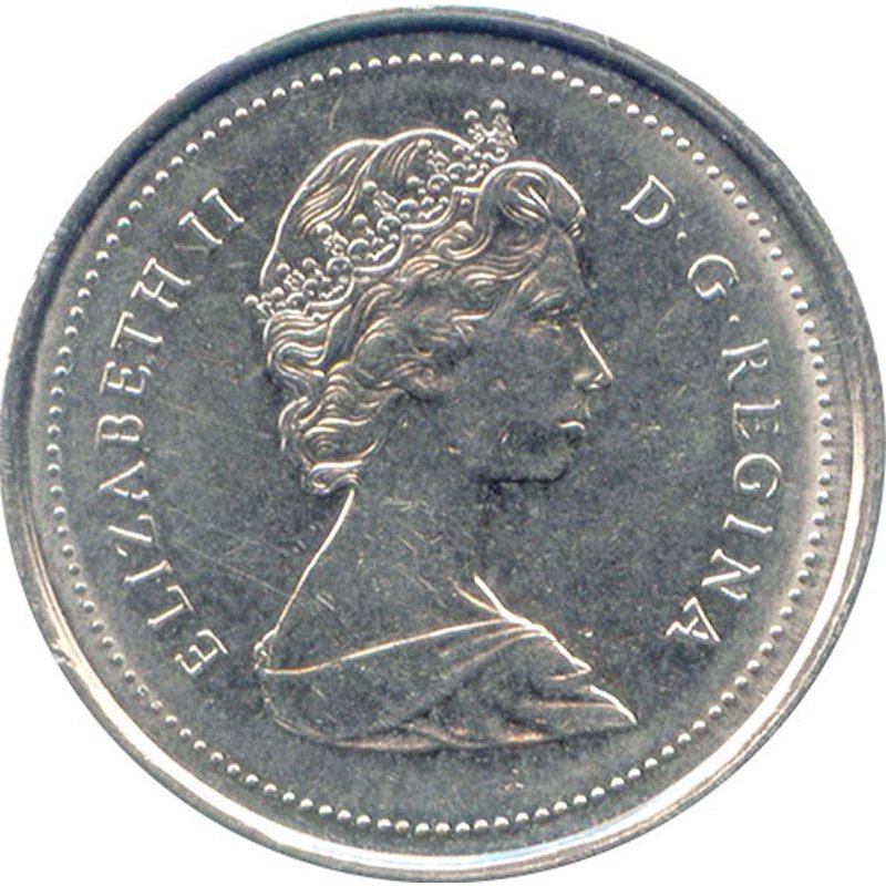 1985 Canada 10 Cents Specimen From Set