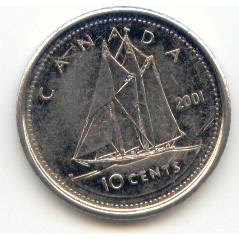 2013 CANADA 10 CENTS SPECIMEN DIME COIN