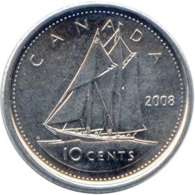3x Canada 2018 BU Nice UNC 10 cent Canadian Dime from mint roll 