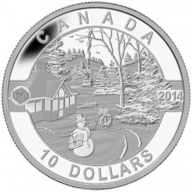 2014 Grizzly Bear  O Canada Proof $10 Silver Coin .9999 Fine No Tax 
