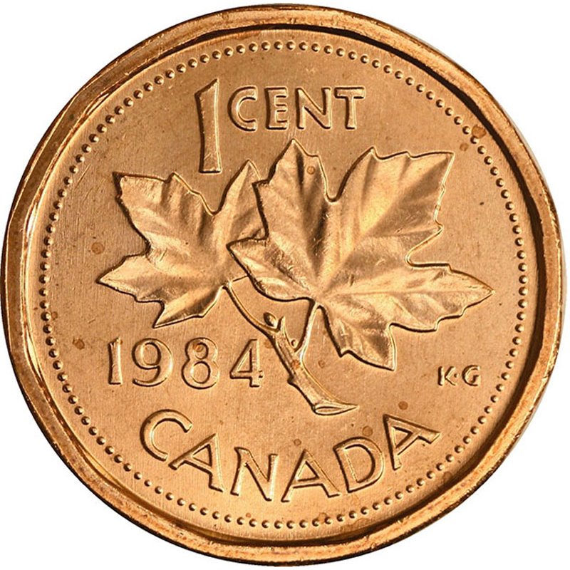 1 Cent 1984 Canada Value 1 Cent 1984 Canada Value