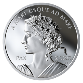PAX 2021 Peace Dollar $1 1 OZ Pure Silver Proof Coin Canada 