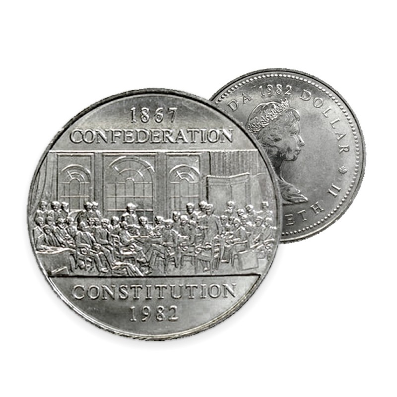 1982 Canada $1 Proof Silver Dollar 