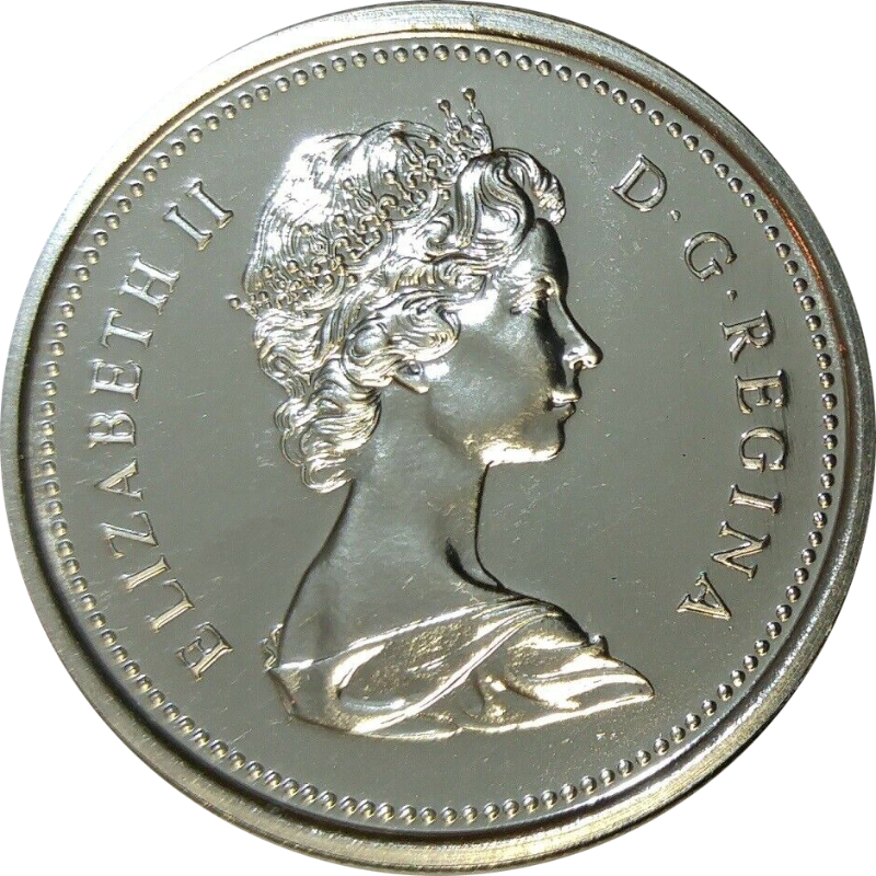 Detached Jewels RCM 1975 Nickel $1 VOYAGEUR Proof Like Original Sealed 1 coin 