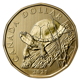 Canada 1 Dollar Coin, 2021 (1896-2021), N #307839, Mint, Commemorative,  Klondike Gold Rush, Queen Elizabeth