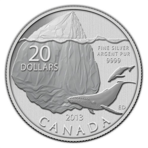 2013 Canada $20 Fine Silver Coin Santa 