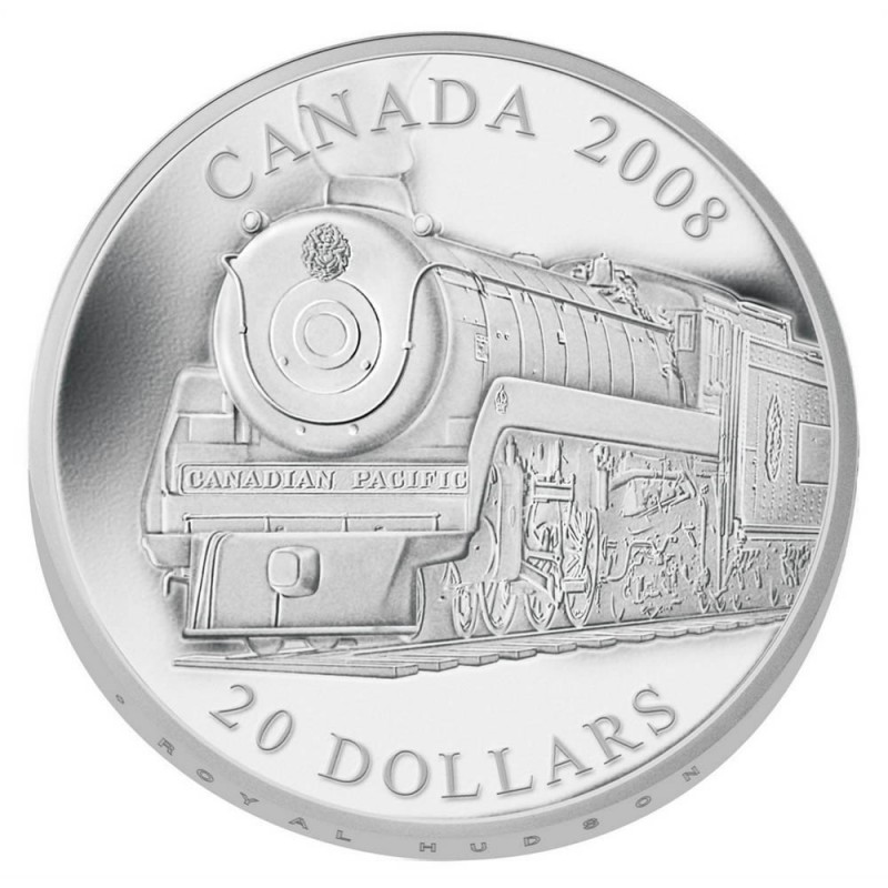 2001 Transportation Train Proof $20 Silver 'The Scotia' 10449 