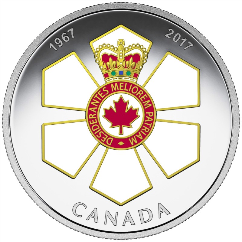 45th Anniversary Order of Military Merit Details about   2017 $20 Canadian Honours Collection 